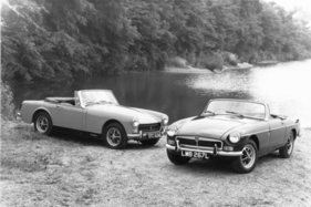 MG Midget (1973) - zusammen mit dem MGB