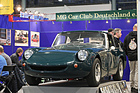 MG Midget Mk II Lenham (1964) - ausgeliefert als Roadster, von Lenham mit aerodynamischer "Le Mans Coupé"-Karosserie versehen - Bremen Classic Motorshow 2019