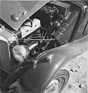MG Midget Series TD (1950) - Blick in den Motorraum