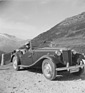 MG Midget Series TD (1950) - auf der Passfahrt