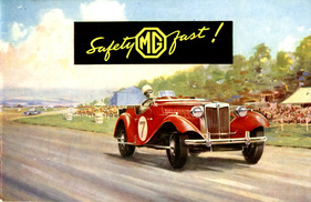 MG Midget Series TD (1950) - es wurde gerne auch mit den Rennsport geworben (1950)