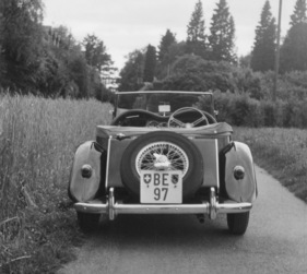 MG Midget Series TF (1954) - Heckansicht