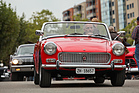 MG Midget bei der Abfahrt - OSMT Zug September 2015