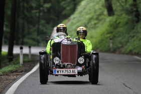 MG PA Supercharged (1934) - in der Klasse Sportwagen am Start beim Gaisbergrennen 2014