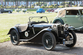 MG PB Midget (1936) - kam im Agathe-Christie-Film "Das Wespennest" vor - 20. ASC Classic-Gala Schwetzingen 2024