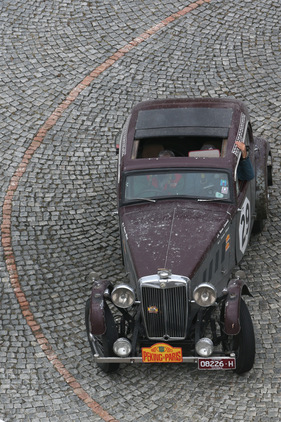 MG SA (1936) - an der Rallye Peking-Paris 2013 - Sonderprüfung Tremola Tag 31