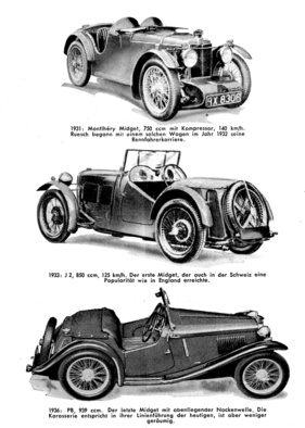 MG TC (1946) - Vorgänger des MG TC (1946)