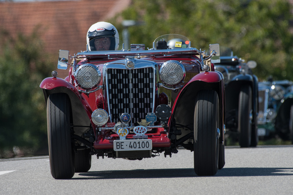 MG TC (1946) im Feld Sport- und Tourenwagen 1946-1965 am Grand Prix Suisse Berne Memorial 2018