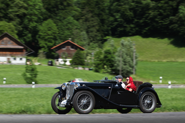MG TC (1947) - Nachkriegs-Roadster im Stile der Vorkriegssportwagen - Oldtimer in Obwalden (O-iO) 2019