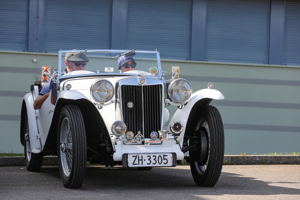 MG TC (1947) – in der Schweiz von J.H.Keller ausgelieferter Wagen - Albisgütli Classic Cars & Bikes Oktober 2023