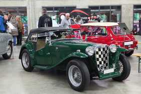 MG TC (1947) - mit Performance-Optionen, zu haben für CHF 42'900 - Oldtimermesse St. Gallen 2018