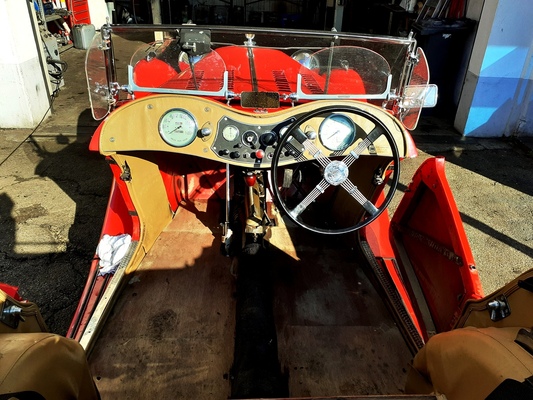 MG TC (1948) - Der Teppich war nicht mehr zu retten