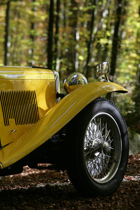 MG TC (1948) - Speichenräder waren Standardausrüstung MG TC (1948) - Speichenräder waren Standardausrüstung