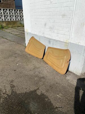 MG TC (1948) - Trocknung der Türverkleidungen