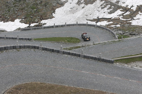 MG TC (1948) - an der Rallye Peking-Paris 2013 - Sonderprüfung Tremola Tag 31