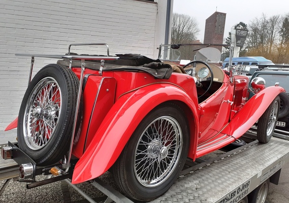 MG TC (1948) - jetzt kann er wieder ausgeliefert werden ...