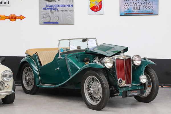 MG TC (1949) - als Lot 50 angeboten an der Versteigerung der Oldtimer Galerie in Toffen am 22. März 2025