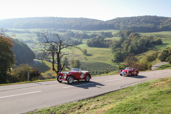 MG TC (1949) - in der Kategorie "Corso" am Memorial Bergrennen Opfertshofen "Rendezvous am Kleinen Klausen" 2021