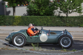 MG TC George Phillips Le Mans Special (1947) - bei der Abfahrt - Albisgütli Classic Cars & Bikes August 2022