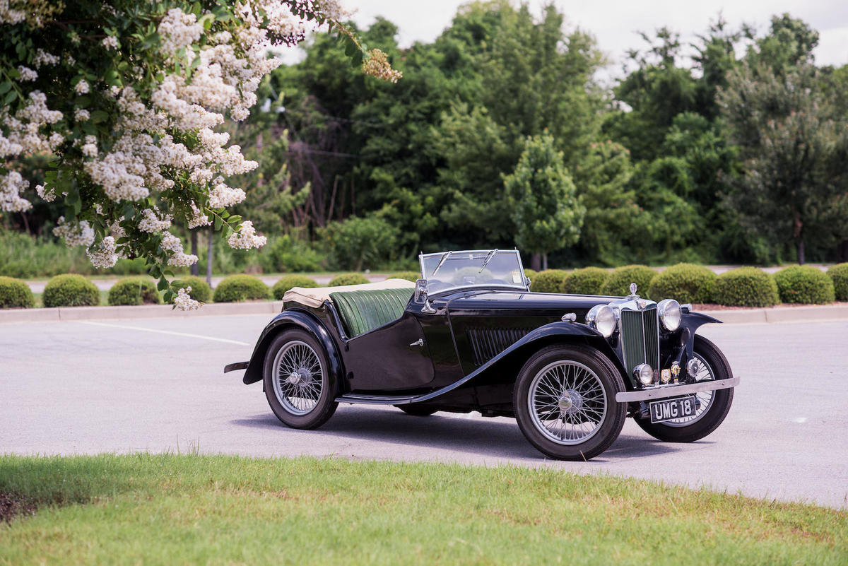 MG TC Midget (1948) - als Lot 126 an der Bonhams Quail Lodge Versteigerung am 24. August 2018