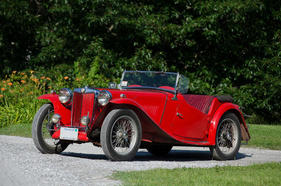 MG TC Midget (1948) - als Lot 333 an der Philadelphia-Versteigerung von Bonhams am 2. Oktober 2017