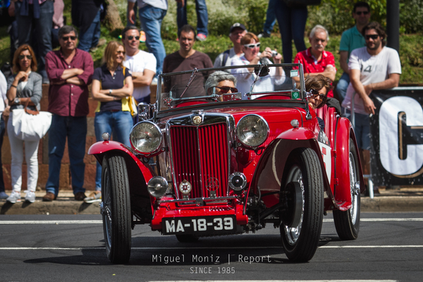 MG TC beim Rampa dos Barreiros - Madeira’s Classic Motor Exhibition Funchal 2016