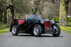 MG TC ex Goldie Gardner (1946) - als Lot 704 an der Silverstone Auctions Classic Cars May Versteigerung 2021