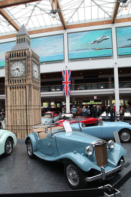 MG TD (1951) - Teil der Sonderschau "Britische Autos" - aber auch zu kaufen für EUR 29'900 - Motorworld Classics Bodensee 2019
