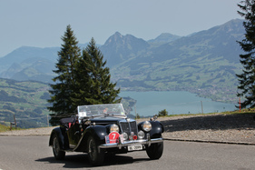 MG TF 1250 (1953) - an der OCC Jungfrau Rallye 2017