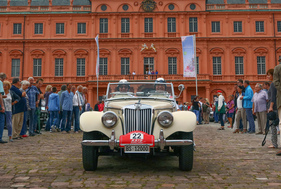 MG TF (1955) an der RAID Suisse-Paris 2016