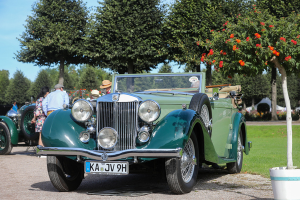 Image: MG WA DHC Tickford (1939) - with in-line six-cylinder engine - 19th ASC Classic-Gala Schwetzingen 2023