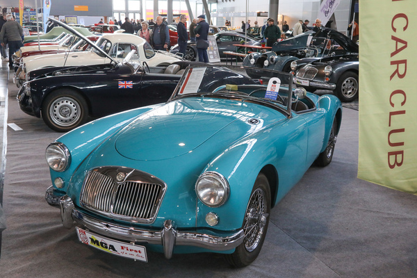 Bild: MGA (1957) - erste Version im "British Corner" - 24. Retro Classics 2025