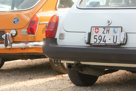 MGB GT (1976) - die Unterschiede sind augenfällig