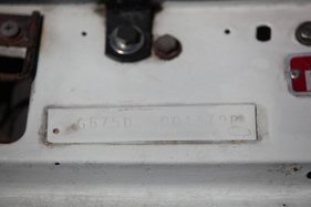 MGB GT V8 (1974) - Chassisnummer