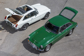 MGC GT (1969) - zusammen mit dem späteren Nachfolger MGB GT V8 - die praktische Heckklappe hatten sie beide