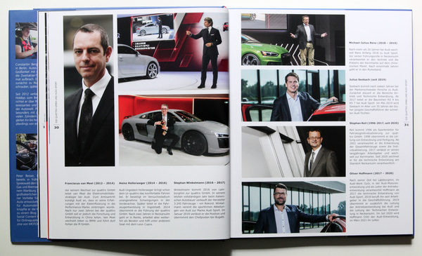 Macher hinter den Kulissen - Buch "Audi RS - Die High-Performance Modelle"