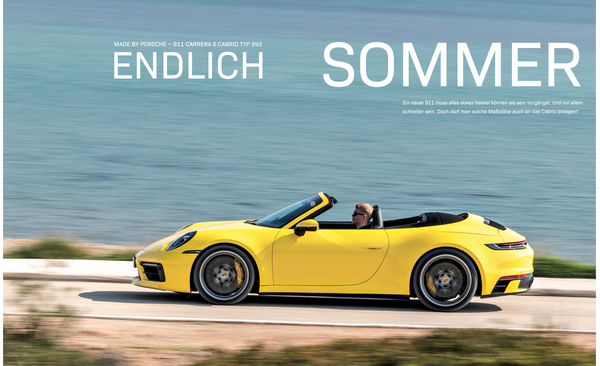 Bild Made by Porsche - 911 Carrera S Cabrio Typ 992
