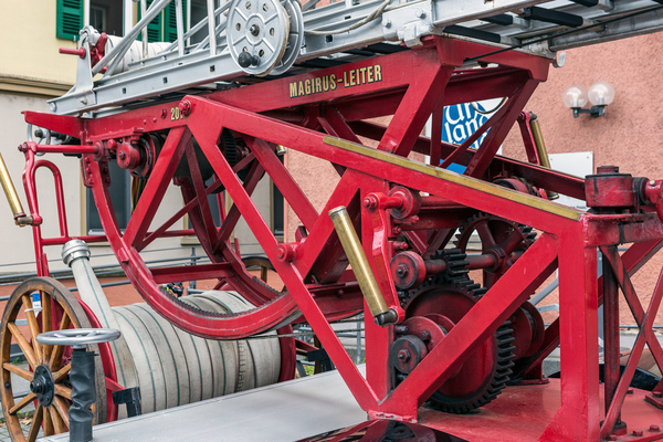 Magirus Drehleiter im Detail – Tübingen Classic Oldtimerfestival 2025