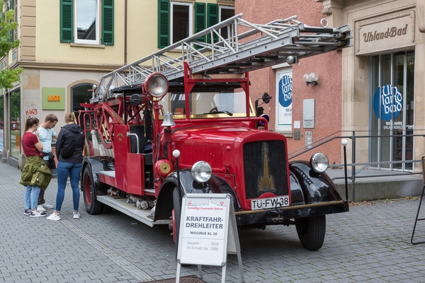 Bild Magirus KL 20 Kraftfahrdrehleiter – Tübingen Classic Oldtimerfestival 2025