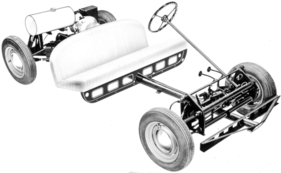 Maico 500 (1957) - Tank und Motor hinten