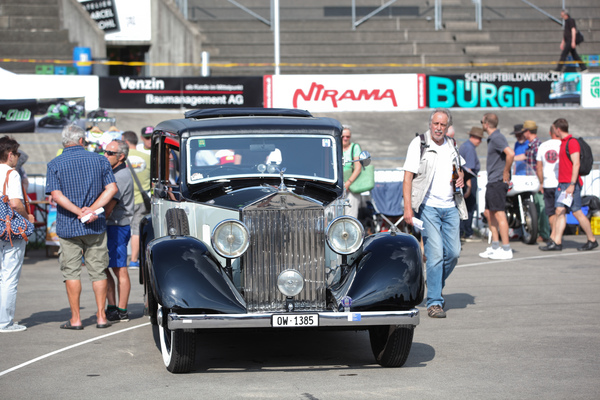 Majestätisches Fahrzeug im Infield - Indianapolis Oerlikon am 26. Juli 2016