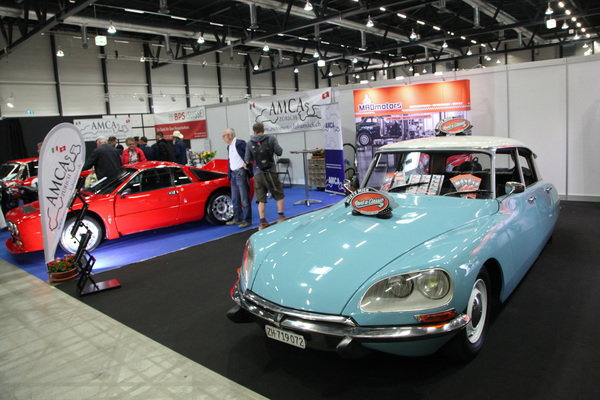 Man kann ihn mieten - citroën DS bei MadMotors - Swiss Classic World Luzern 2019