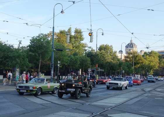 Man kann ja auch rustikaler unterwegs sein - Vienna Classic Days 2024