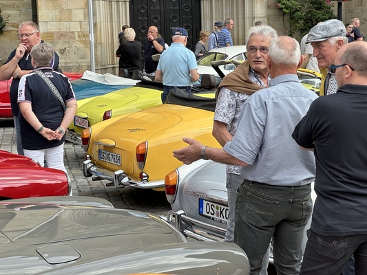 Man kennt sich, Austausch ist wichtig – 70 Jahre VW Karmann-Ghia