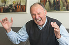 Bild: Manfred Jantke im Gespräch