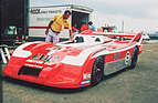 Manfred Jantke mit dem CanAm Porsche 917/30