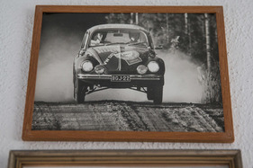 Manfred Jantke war auch mit dem Käfer unterwegs