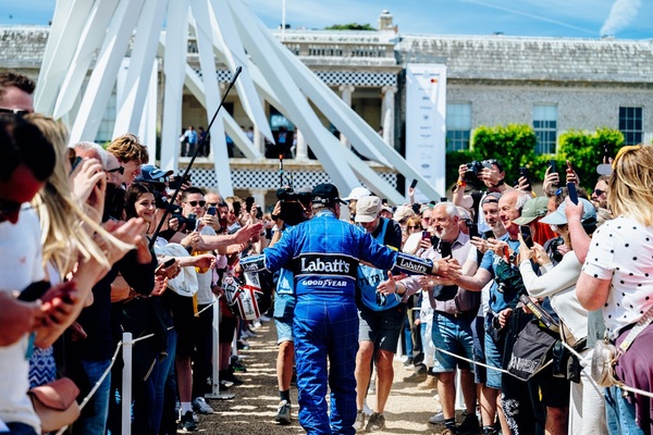 Image: Mansell enthusiasm - Nigel Mansell at the 2022 Festival of Speed