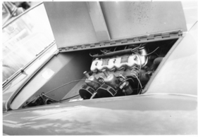 Marauder (1950) - der Motor von Rover, mittels höherer Verdichtung und widerstandsarmer Luftfilter leistungsgesteigert