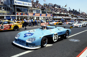 Marc Surer in the Sauber C5 BMW at the start of the 1978 24 Hours of Le Mans